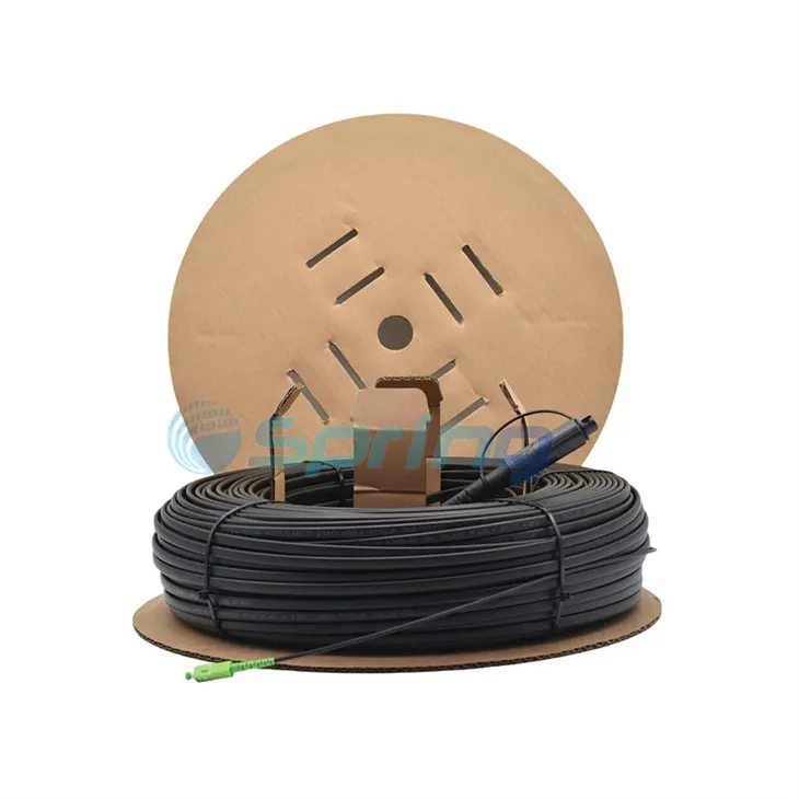 Outdoor Hardened SuperTap SC/APC Breakout Patch Cable With Cardboard Reel